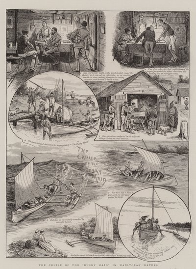マニトバン海域の薄暗いメイドのクルーズ 作： William Ralston